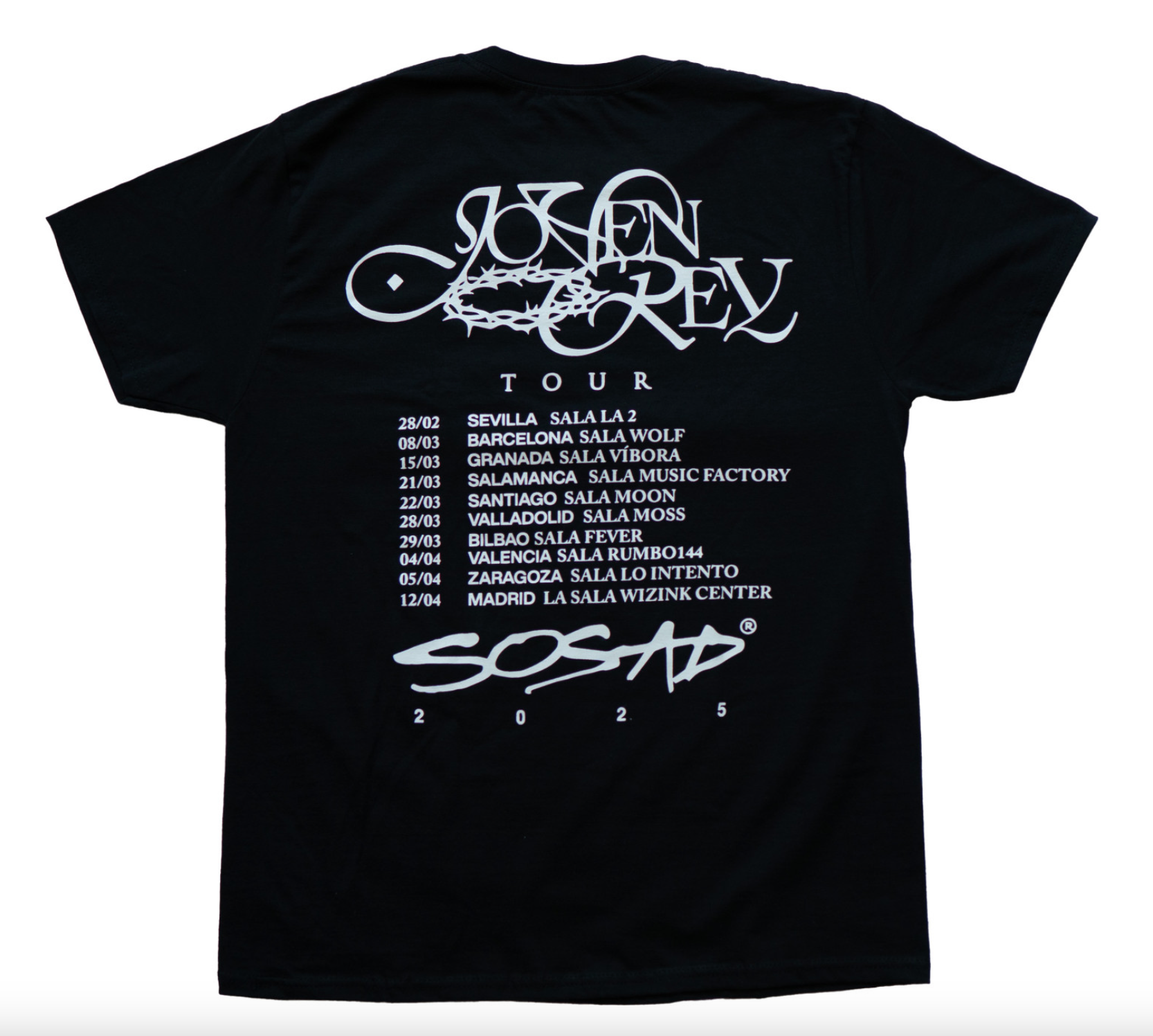 CAMISETA JOVEN REY TOUR SOSAD 2025